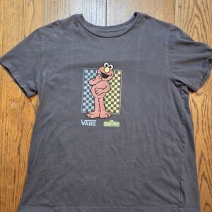 Vans Sesame Street Elmo Lizzie Armanto Graphic T Shirt Large Skate Tee